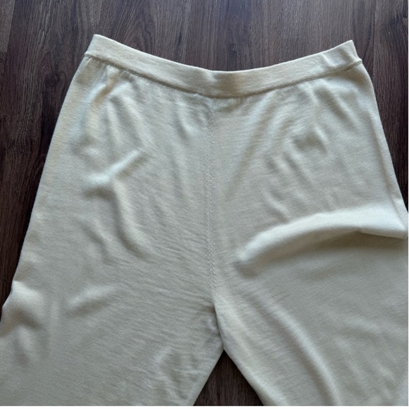 St. John Santana Knit Pull On Elastic Waist Pants NWOT Beige XL - Picture 7 of 10